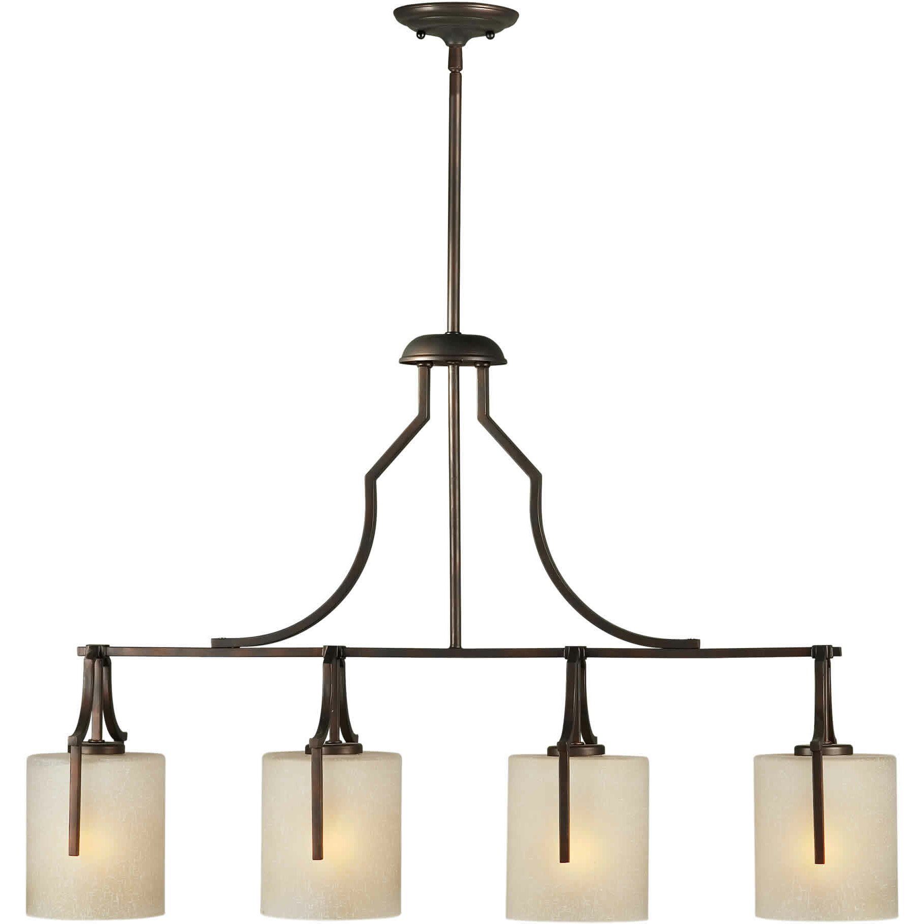 Forte Lighting 4 Light Kitchen Island Pendant & Reviews With Bronze Kitchen Island Chandeliers (View 3 of 15)