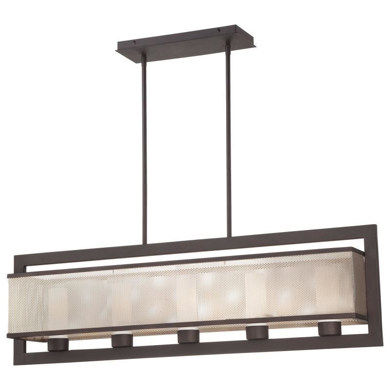 In Bronze W/brushed Nickel Full Size | Kitchen Island In Gray And Nickel Kitchen Island Light Pendants Lights (View 9 of 15)