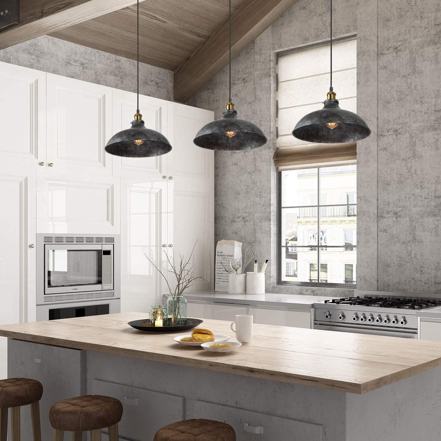 Lnc Pendant Lighting For Kitchen Island Industrial Big Regarding Kitchen Island Light Chandeliers (View 1 of 15)