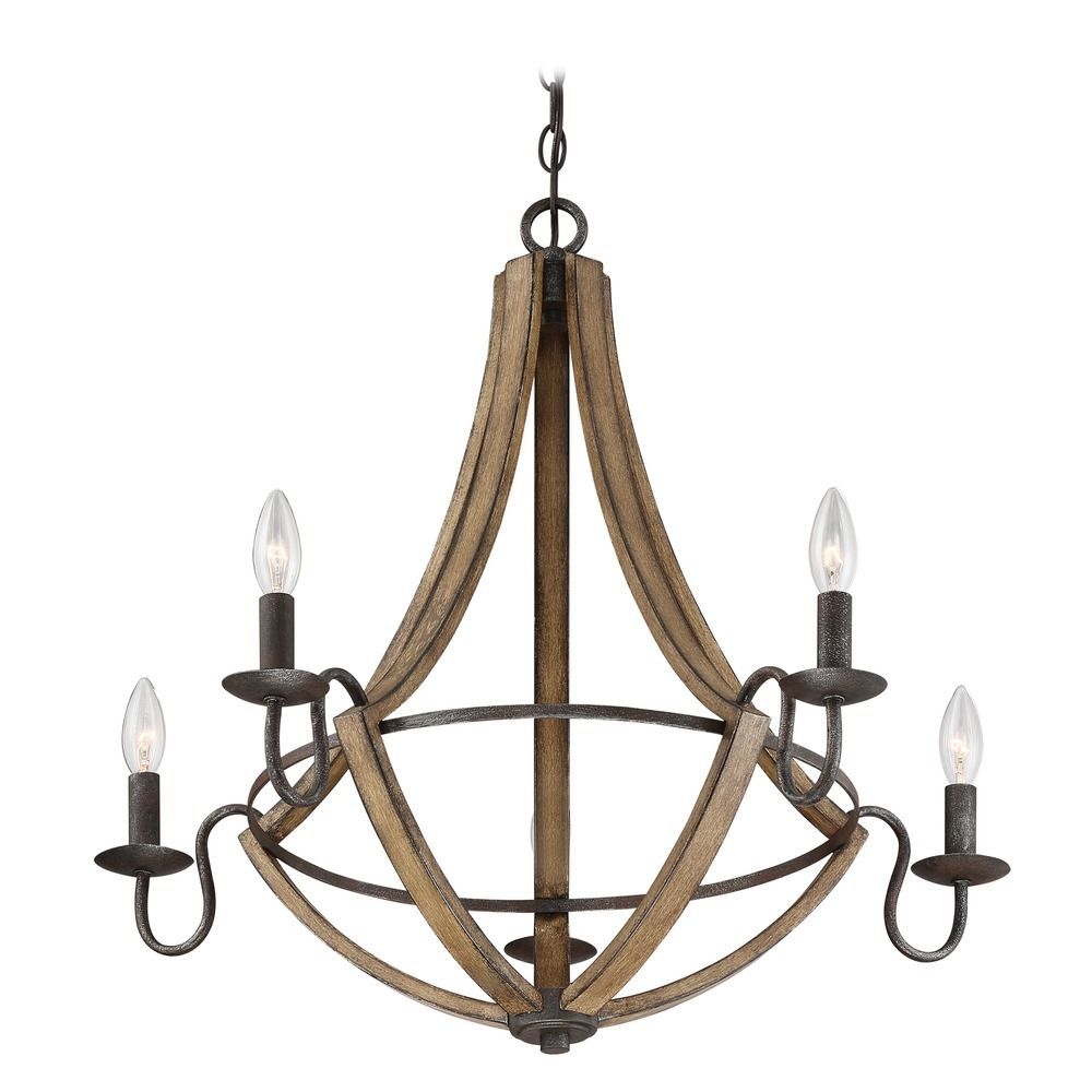 Lodge / Rustic / Cabin Chandelier Black Shirequoizel Within Rustic Black Chandeliers (Photo 7 of 15)