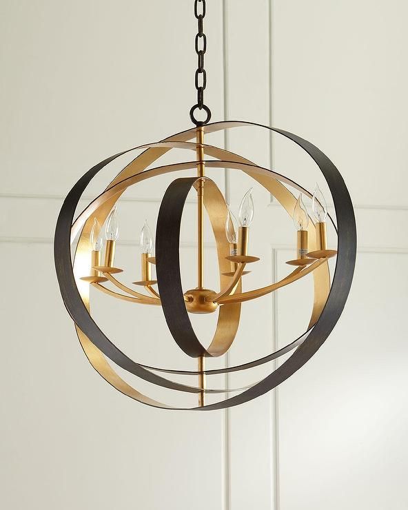 Luna Overlapping Oval Spheres Bronze Chandelier | Orb Intended For Bronze Oval Chandeliers (View 13 of 15)