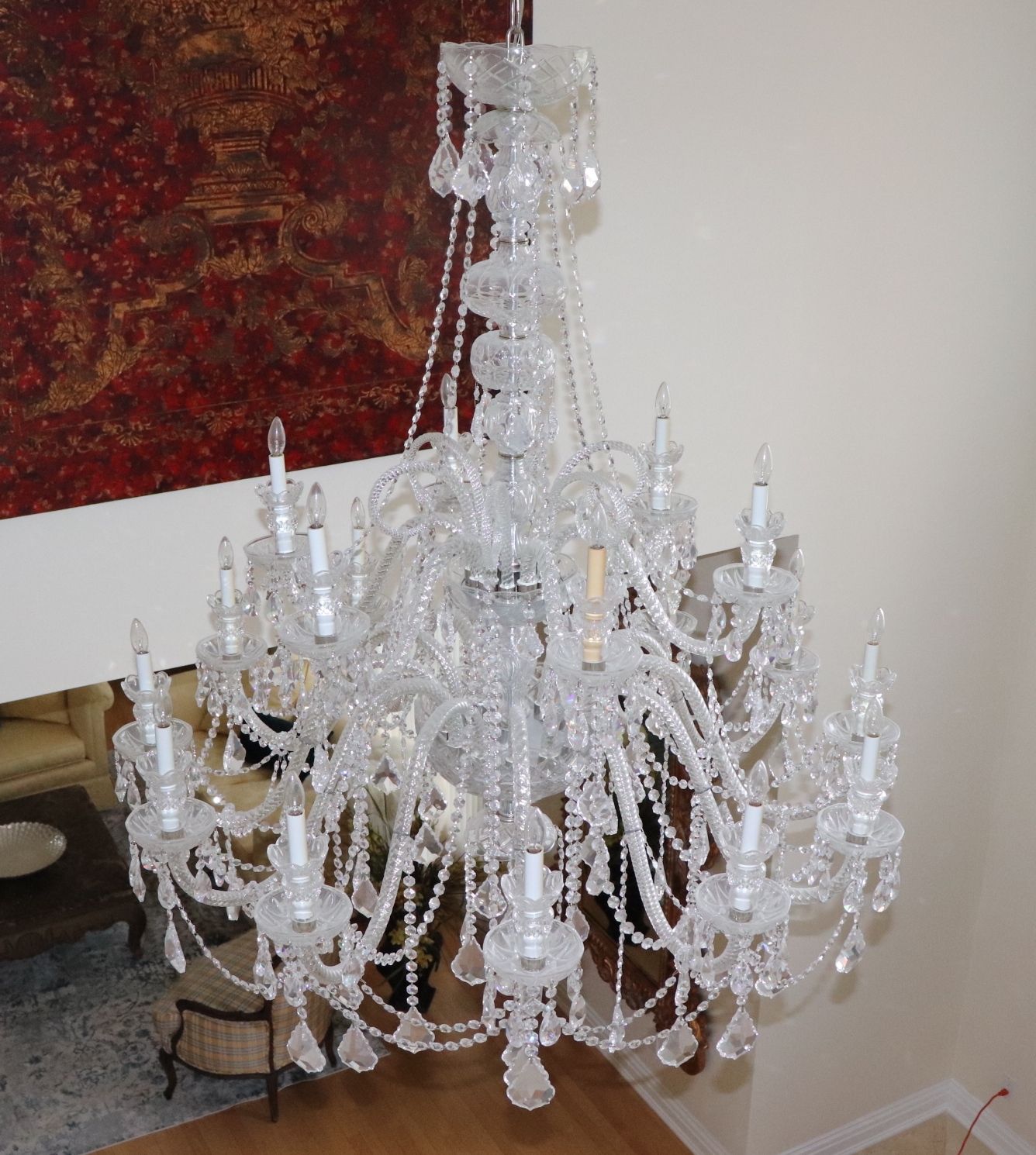 Price Lower Gorgeously Classic Schonbek Style Clear Pertaining To Heritage Crystal Chandeliers (Photo 6 of 15)
