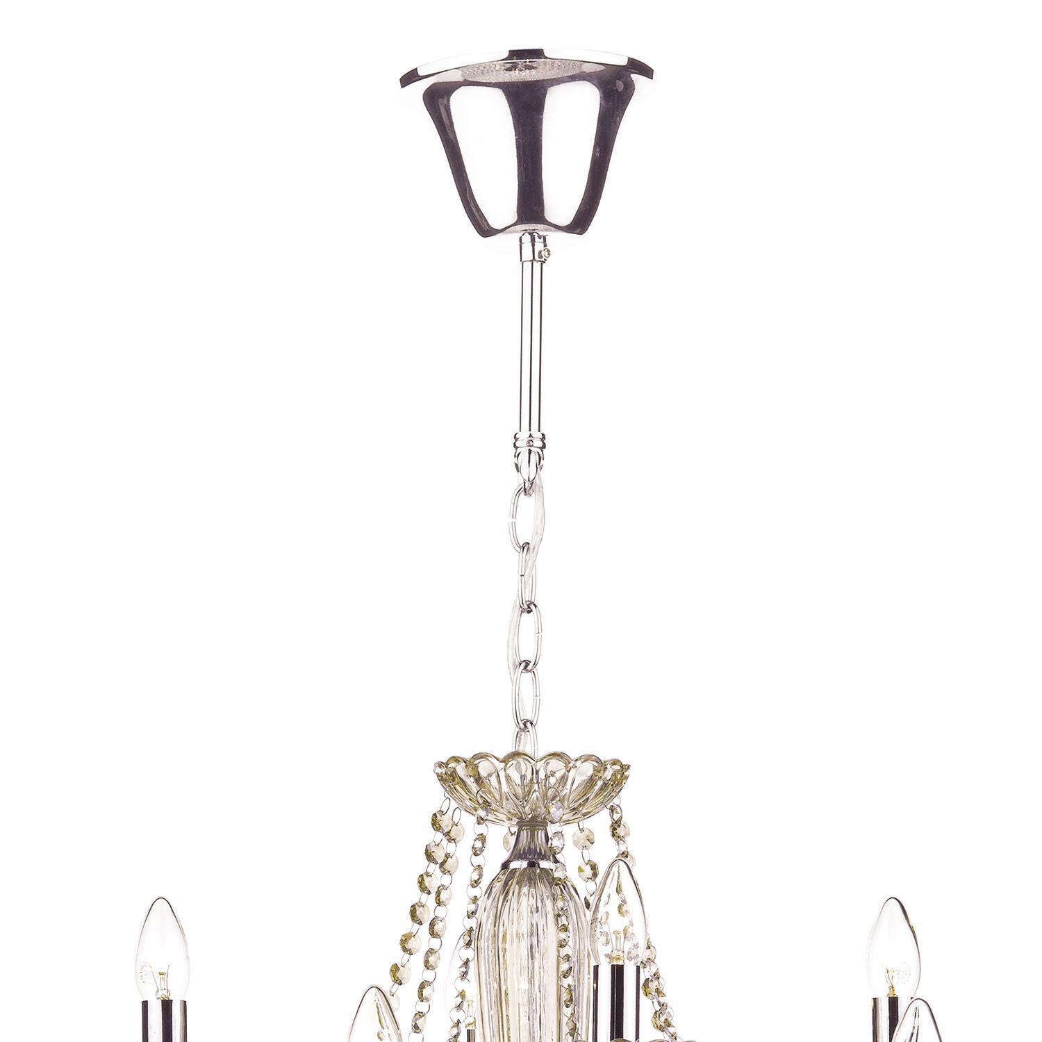 Raphael 12 Light Chandelier Champagne Crystal Throughout Champagne Glass Chandeliers (View 3 of 15)
