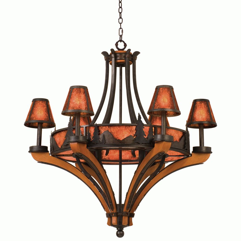 Featured Photo of Top 15 of Rustic Black Chandeliers