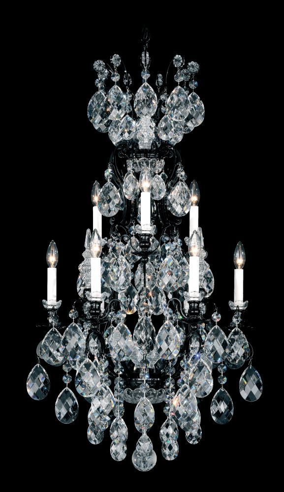 Schonbek 3780 23 Renaissance 10 Light Crystal Chandelier With Regard To Heritage Crystal Chandeliers (Photo 11 of 15)