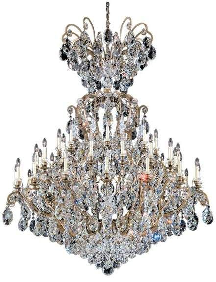 Schonbek Renaissance 41 Light Chandelier In Etruscan Gold Within Heritage Crystal Chandeliers (View 13 of 15)