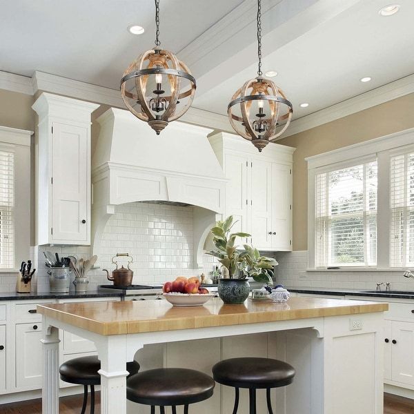 The Gray Barn Ridge Farmhouse Pendant Lighting With Intended For Weathered Oak Kitchen Island Light Chandeliers (View 14 of 15)