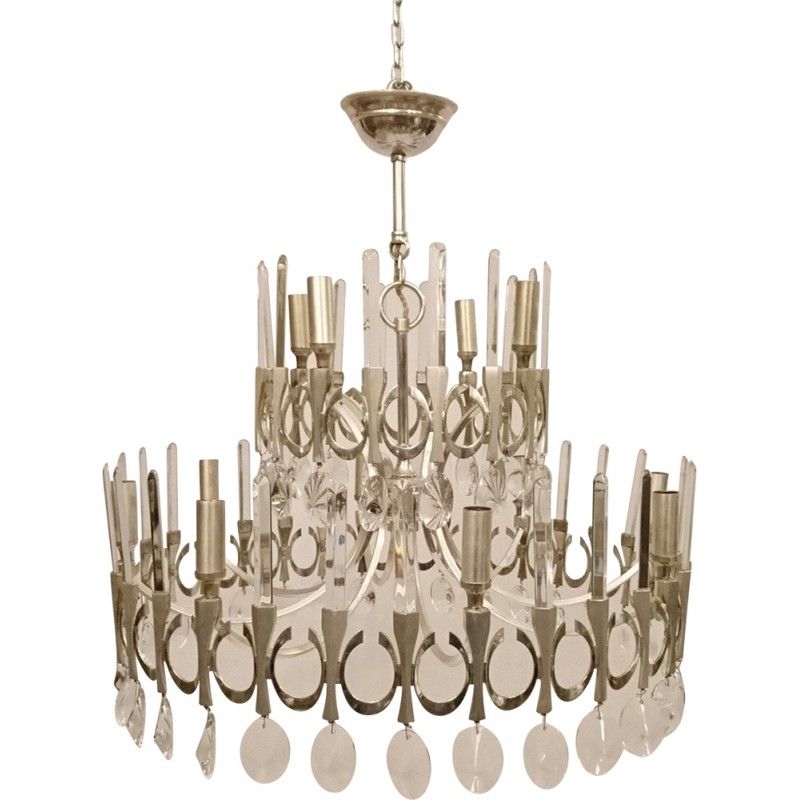 Two Tiered Chandelier With 12 Lights, G (View 8 of 15)
