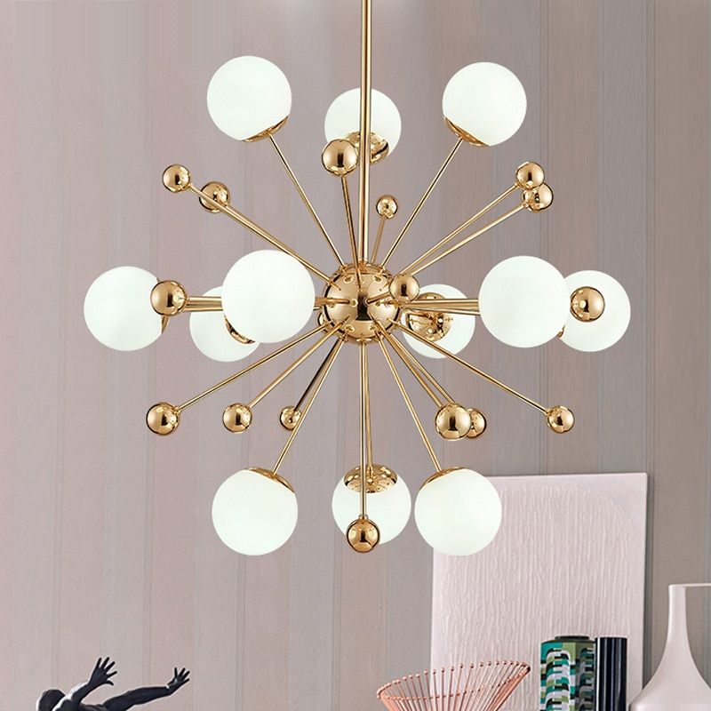 Vintage Gold Round Bubble Led Pendant Lamp Lighting For Antique Gold Pendant Lights (Photo 15 of 15)