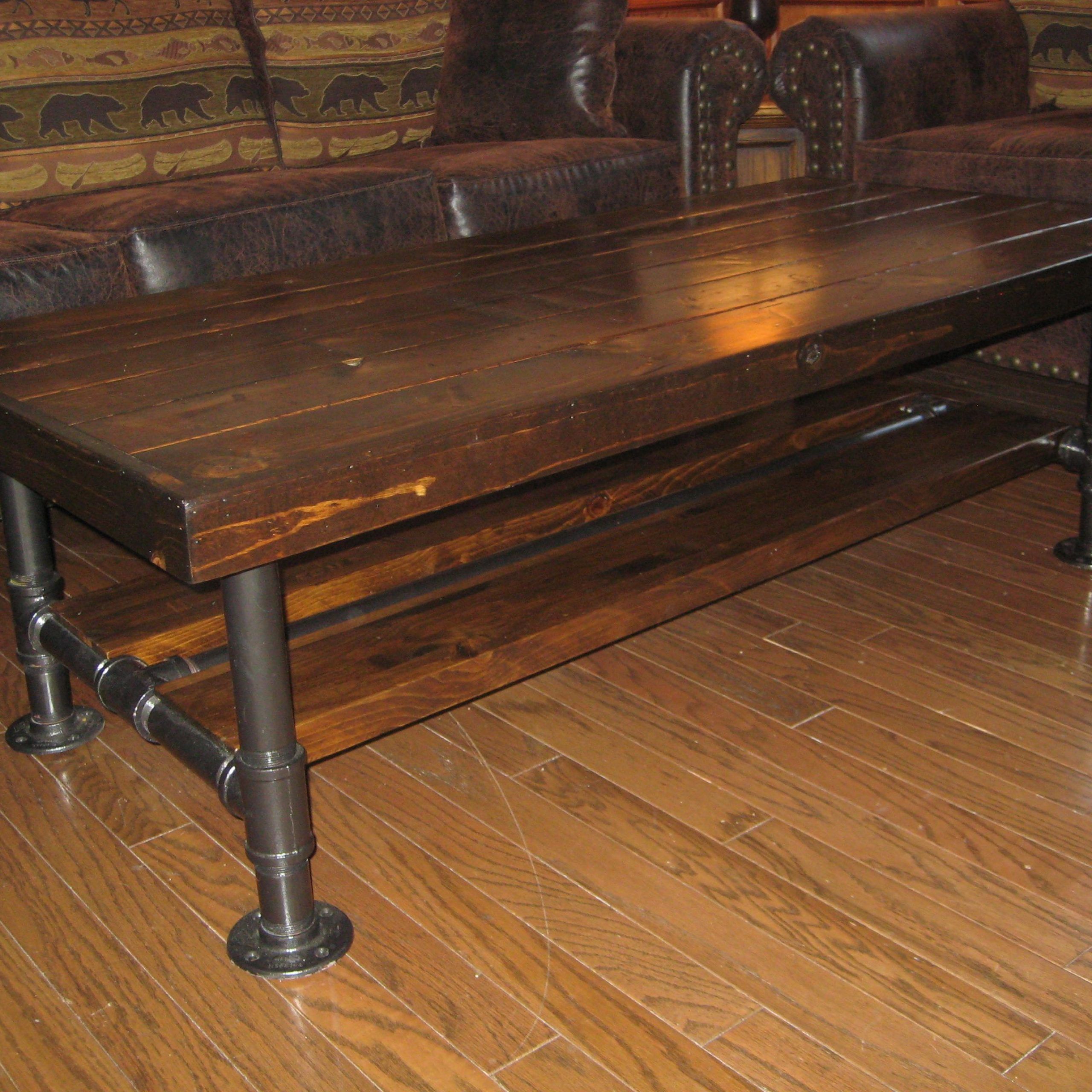 10 Cast Iron Coffee Table Legs Collections In Oak Wood And Metal Legs Coffee Tables (View 8 of 15)