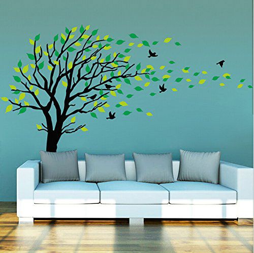 20+ Beautiful Trees & Branches Vinyl Wall Decals / Wall Within Stripes Wall Art (View 6 of 15)