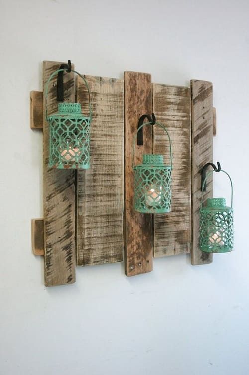 20 Most Unique Wood Pallet Wall Decoration For Living Room Pertaining To Retro Wood Wall Art (View 4 of 15)