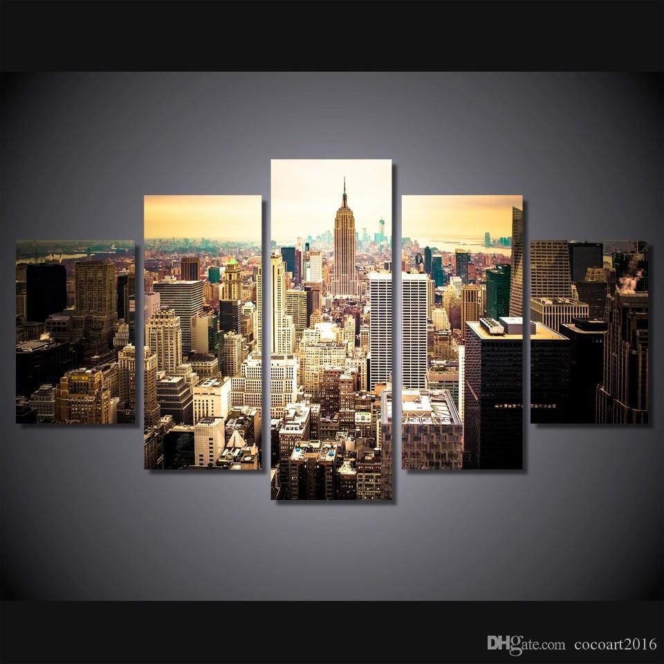 2020 Framed Hd Printed New York Empire State Building Within New York City Framed Art Prints (View 1 of 15)
