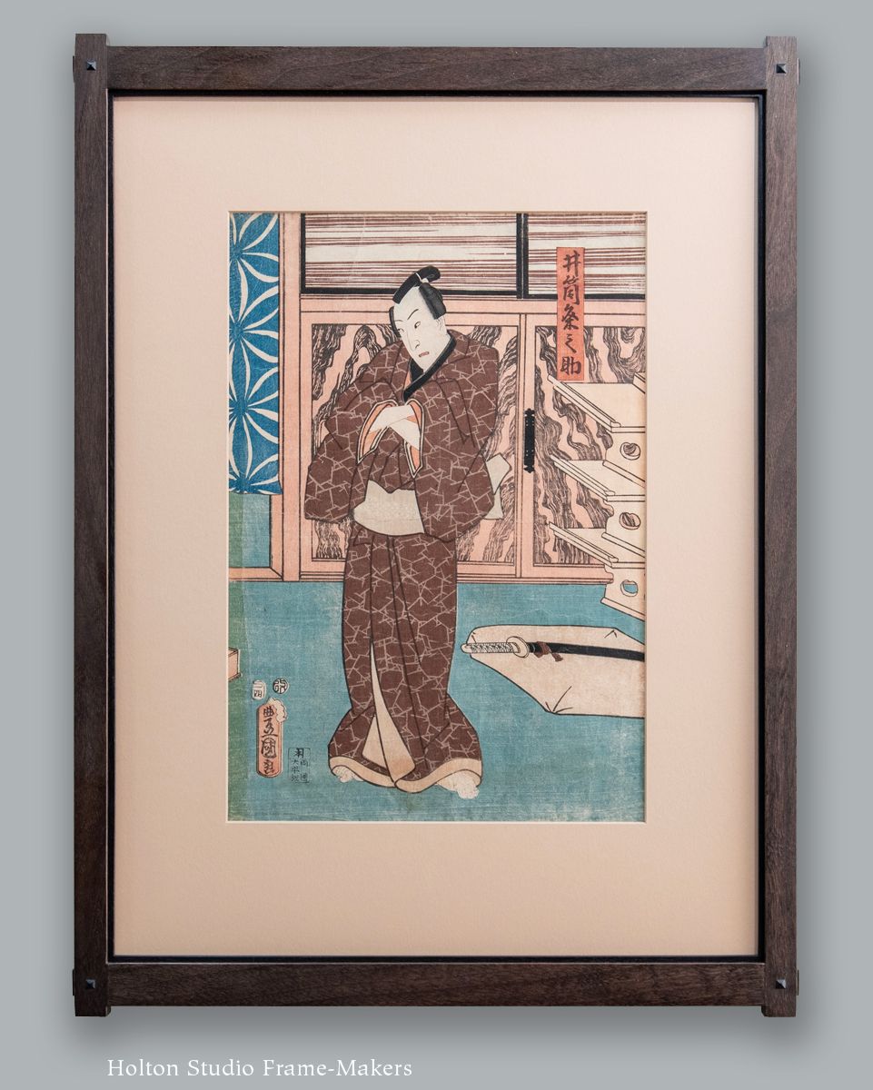 A Natural Harmony: Framing 19th Century Japanese Prints With Regard To Natural Framed Art Prints (View 1 of 15)