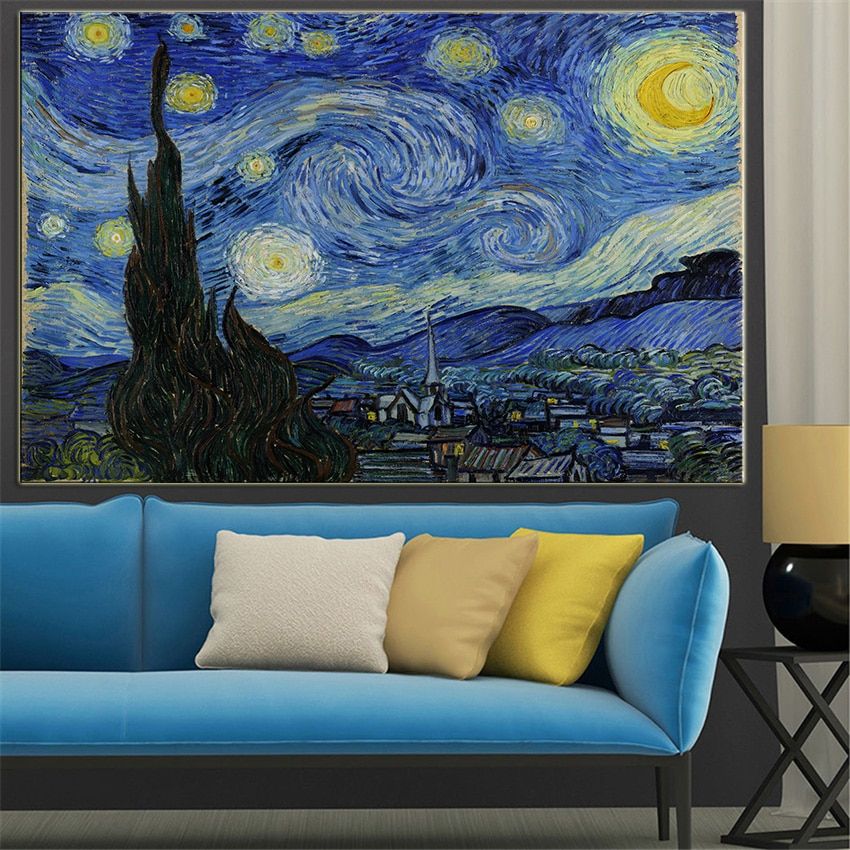 Aliexpress : Buy Extra Sizes Wall Art Prints Fine Art Intended For Night Wall Art (View 15 of 15)