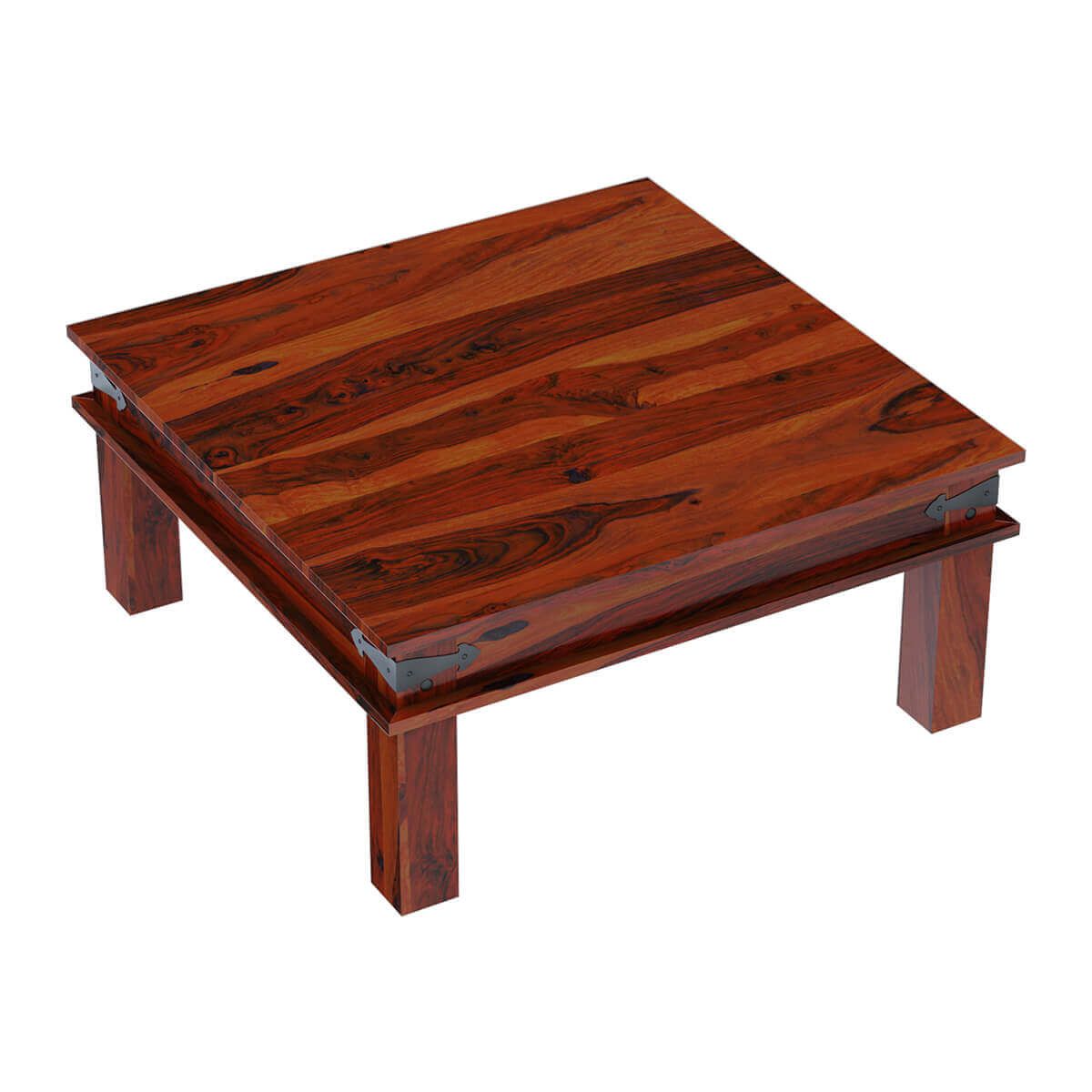 Altamont Transitional Solid Wood Square Coffee Table Intended For Smoke Gray Wood Square Coffee Tables (View 2 of 15)