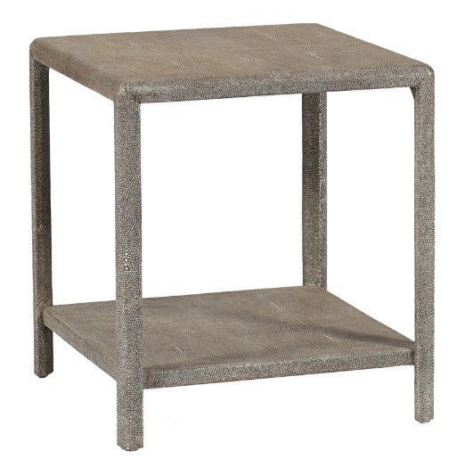 Amazon – Daniel Faux Gray & Natural Shagreen Accent Intended For Faux Shagreen Coffee Tables (Photo 15 of 15)