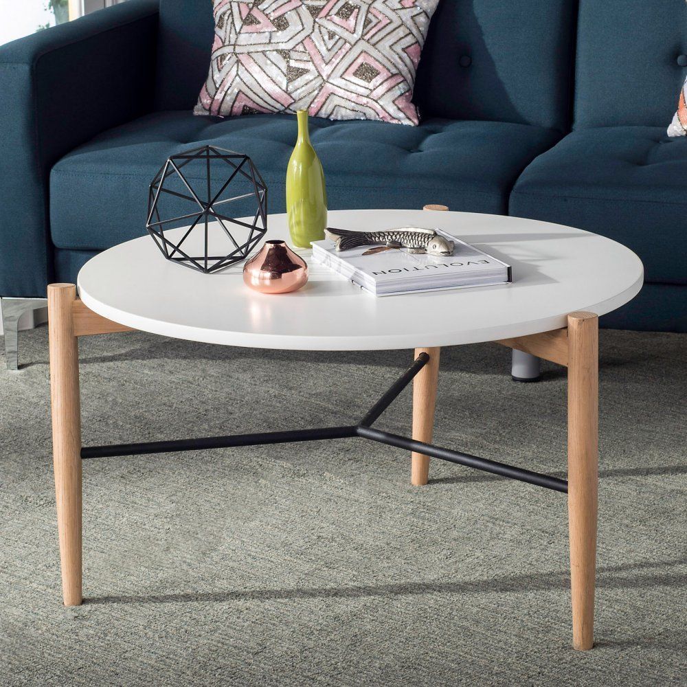 Amazon: Safavieh Fox8204a Home Collection Thyme Coffee Throughout Light Natural Drum Coffee Tables (View 4 of 15)