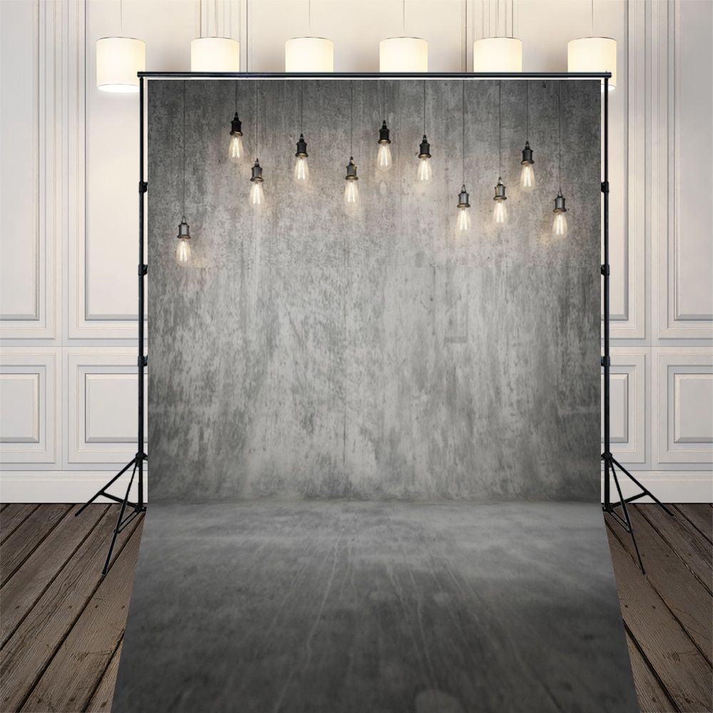Art Fabric Grey Concrete Wall Photography Backdrop With Concrete Wall Art (View 3 of 15)