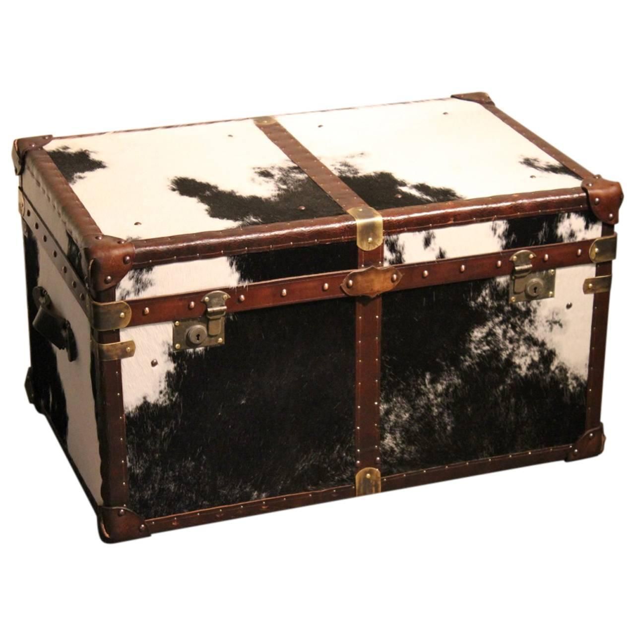 Bespoke Cowhide Trunk / Coffee Table At 1stdibs Regarding Espresso Wood Trunk Cocktail Tables (Photo 10 of 15)