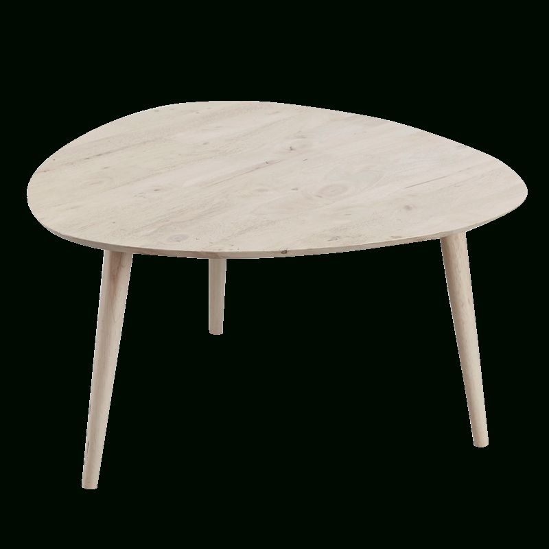 Betty Full Solid Wood Triangle Coffee Table Within White Triangular Coffee Tables (View 4 of 15)