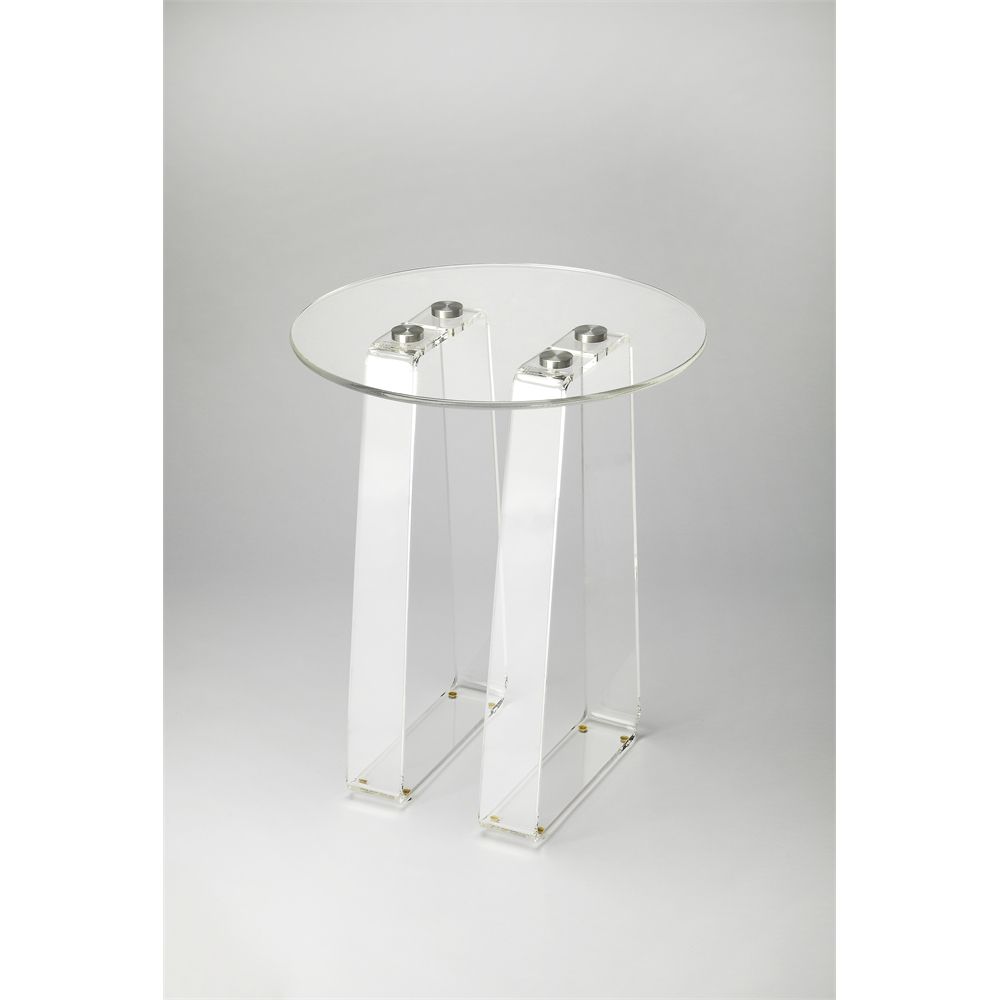 Blanca Clear Acrylic Side Table, Clear Acrylic Inside Gold And Clear Acrylic Side Tables (View 7 of 15)
