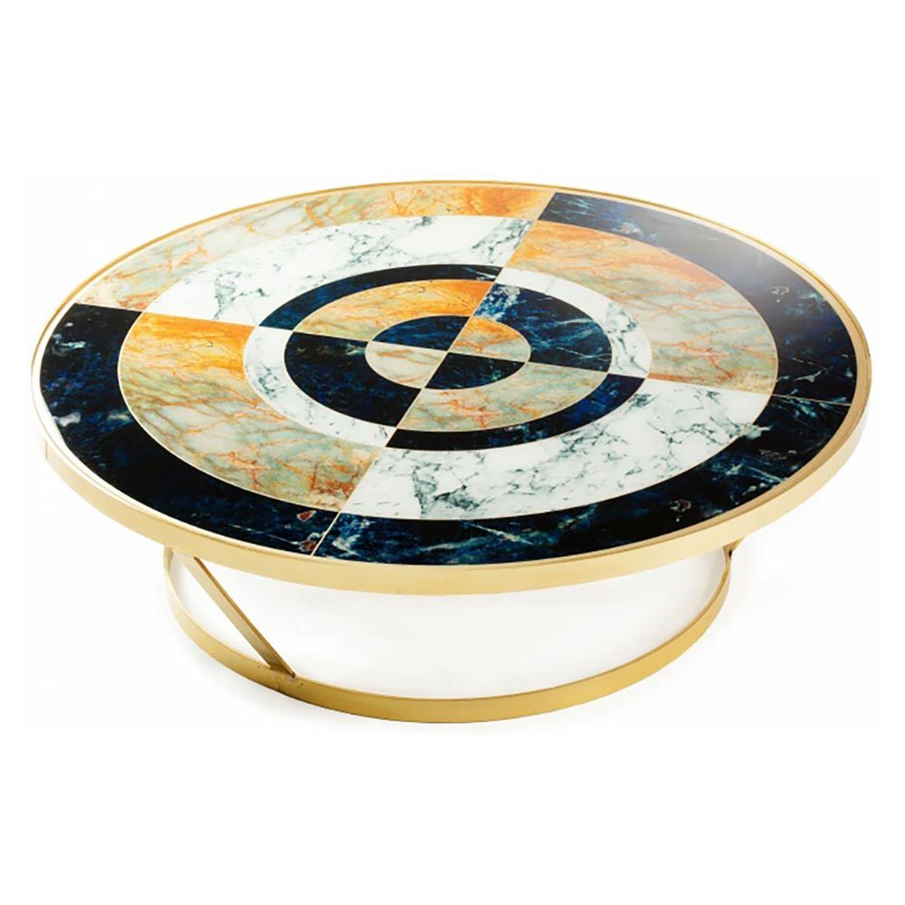Bristol Round Coffee Table – Cobalt – Rouse Home Pertaining To Cobalt Coffee Tables (View 13 of 15)