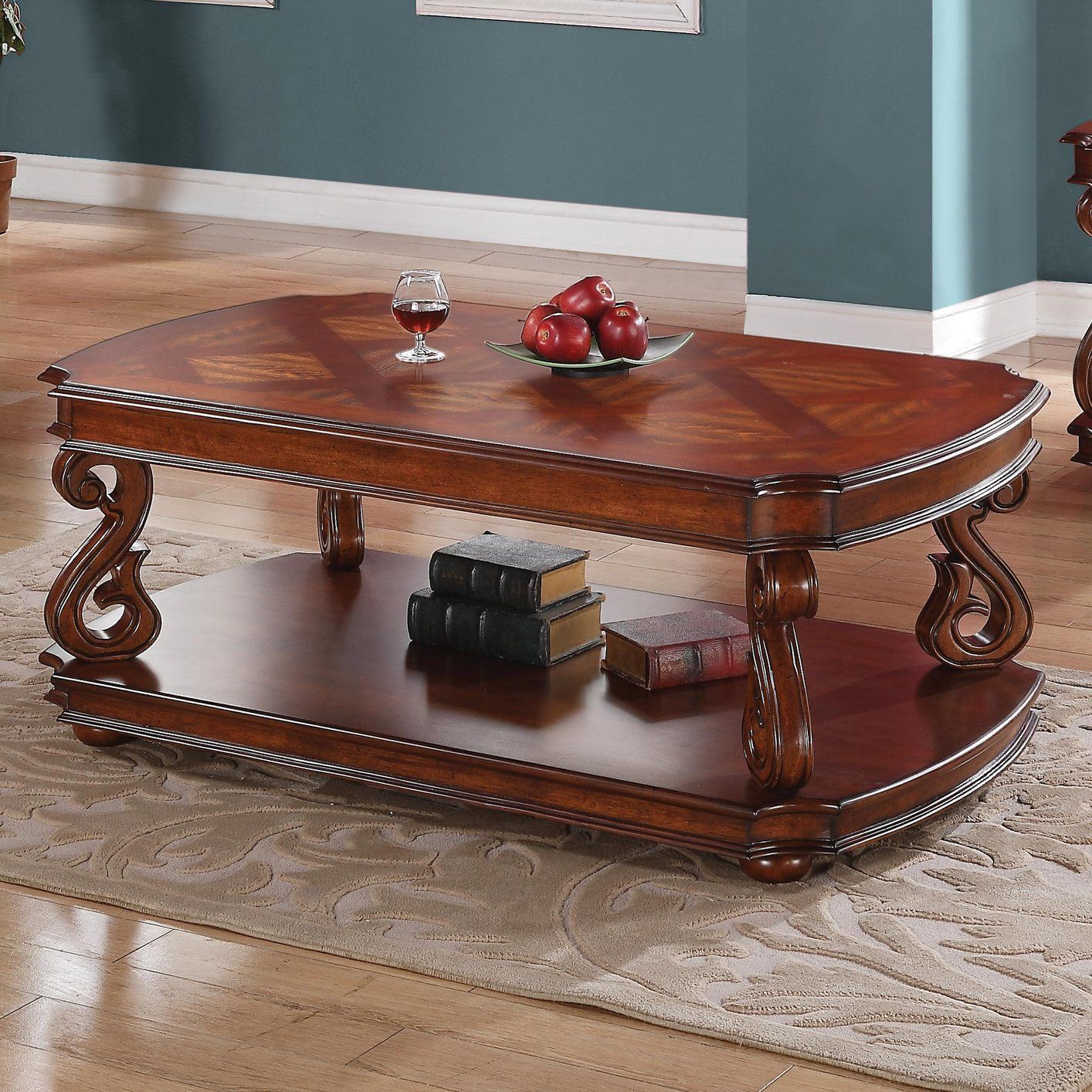 Brown Wood Coffee Table – Steal A Sofa Furniture Outlet Inside Wood Coffee Tables (Photo 1 of 15)