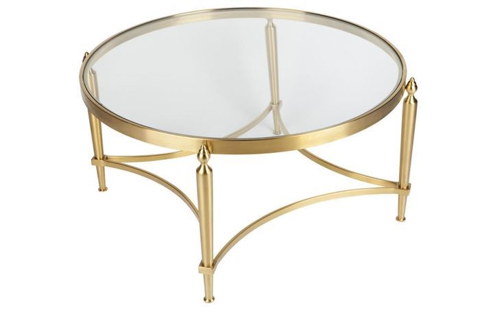 Brushed Gold Finished Stainless Steel Coffee Table With Inside Square Black And Brushed Gold Coffee Tables (View 4 of 15)
