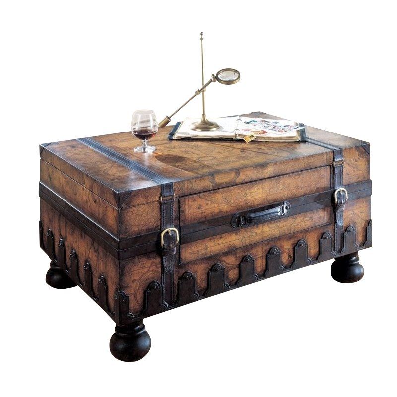 Butler Specialty Heritage Wood Trunk Coffee Table – 0576070 With Espresso Wood Trunk Cocktail Tables (Photo 4 of 15)
