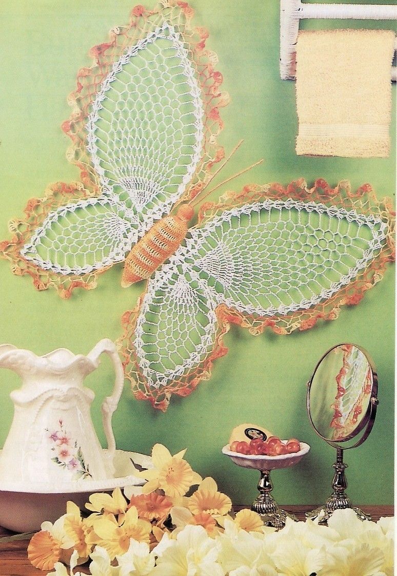 Butterfly Wall Hanging Crochet Pattern & Daffodil Wreath In Pattern Wall Art (Photo 15 of 15)
