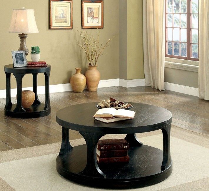 Carrie Antique Black Coffee Table – 1stopbedrooms (View 10 of 15)