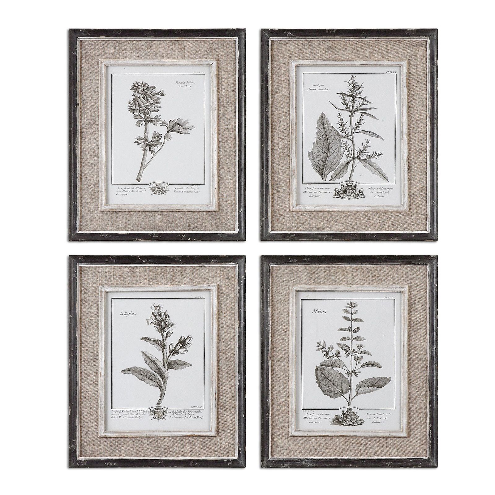 Casual Grey Study Framed Wall Art – Set Of 4 – 14w X 18h For Children Framed Art Prints (View 5 of 15)