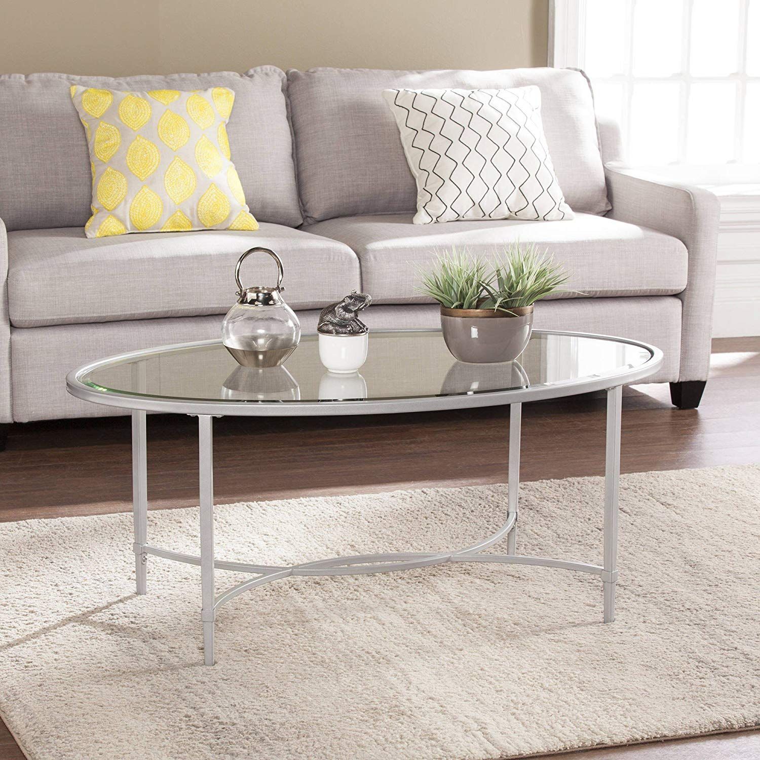 Cheap Silver Glass Coffee Table, Find Silver Glass Coffee Within Cream And Gold Coffee Tables (Photo 3 of 15)