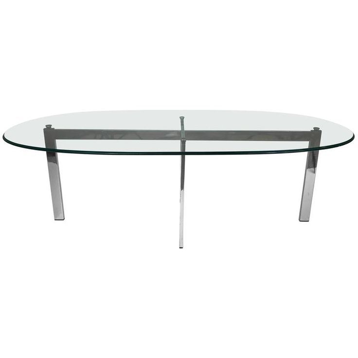 Chrome And Glass Cocktail Table | Cocktail Tables, Table Intended For Glass And Chrome Cocktail Tables (View 14 of 15)