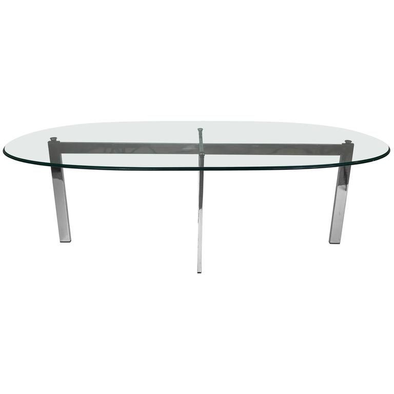 Chrome And Glass Cocktail Table | Cocktail Tables, Table Throughout Mirrored And Chrome Modern Cocktail Tables (View 12 of 15)