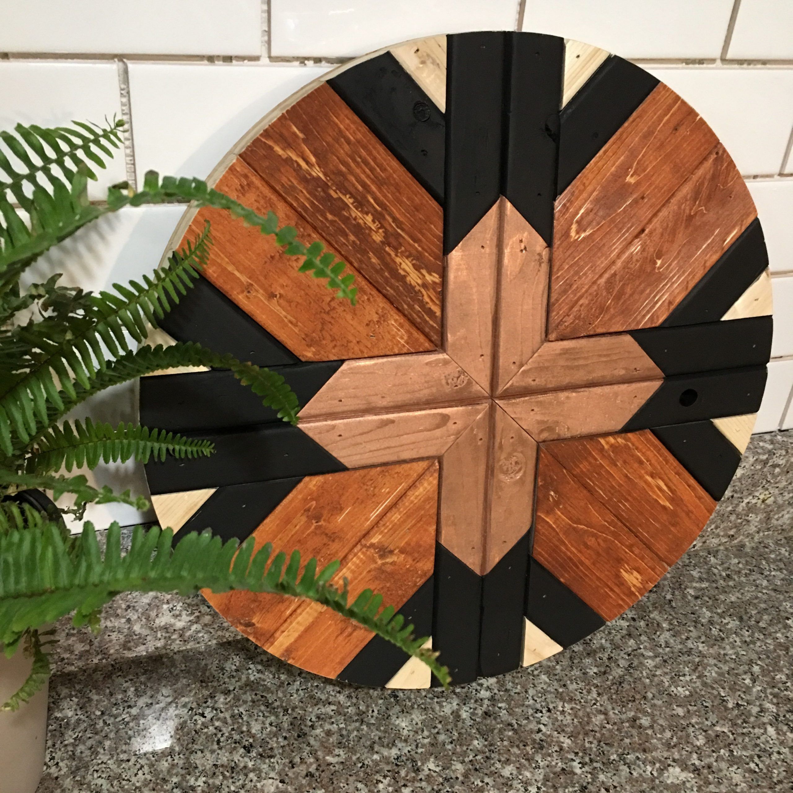 Circle Geometric Wood Sign | Etsy | Wood Wall Art Diy Intended For Geometric Wood Wall Art (Photo 1 of 15)