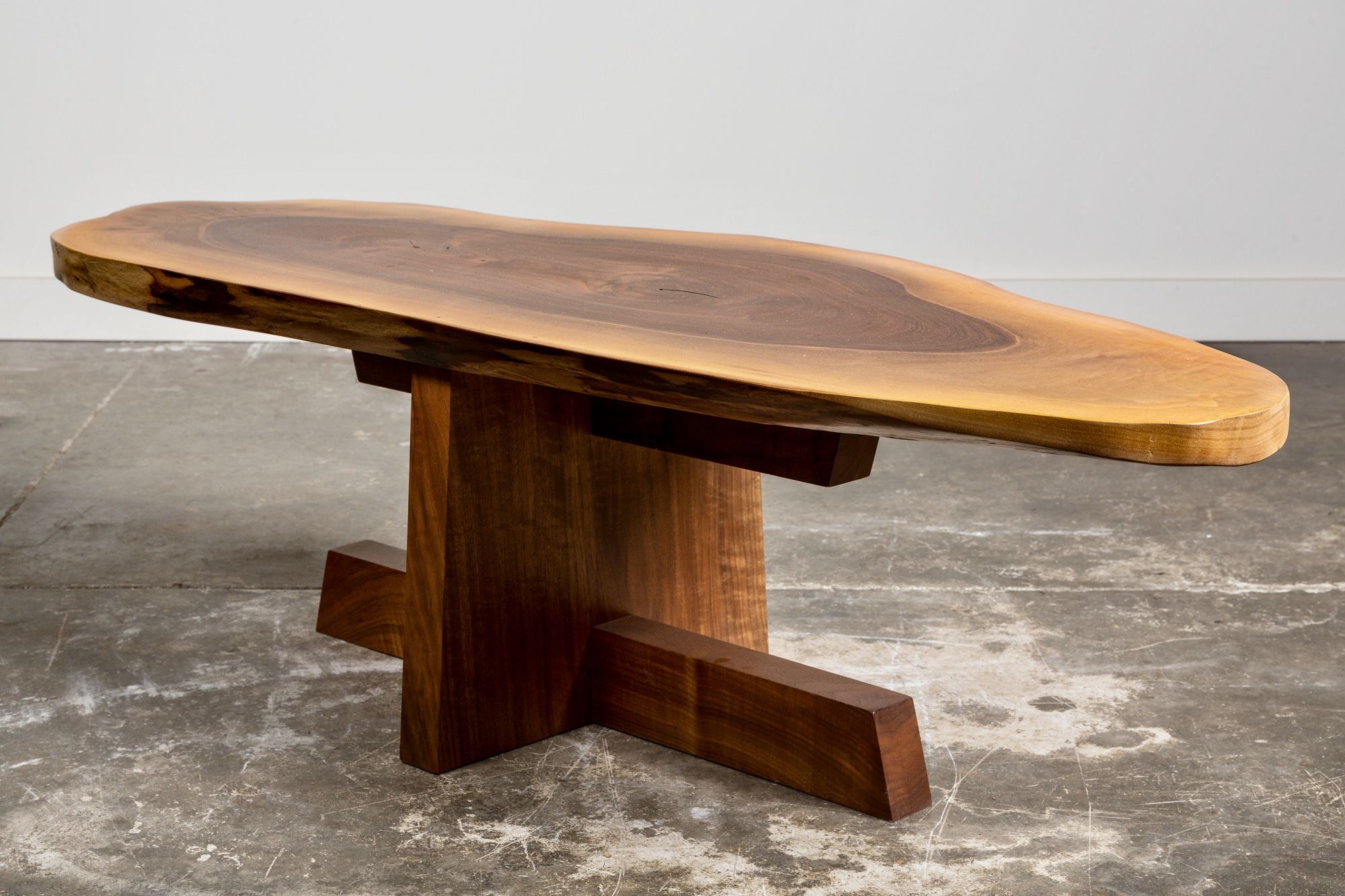 City Trees Furniture | Walnut Live Edge Coffee Table With Walnut Coffee Tables (View 15 of 15)