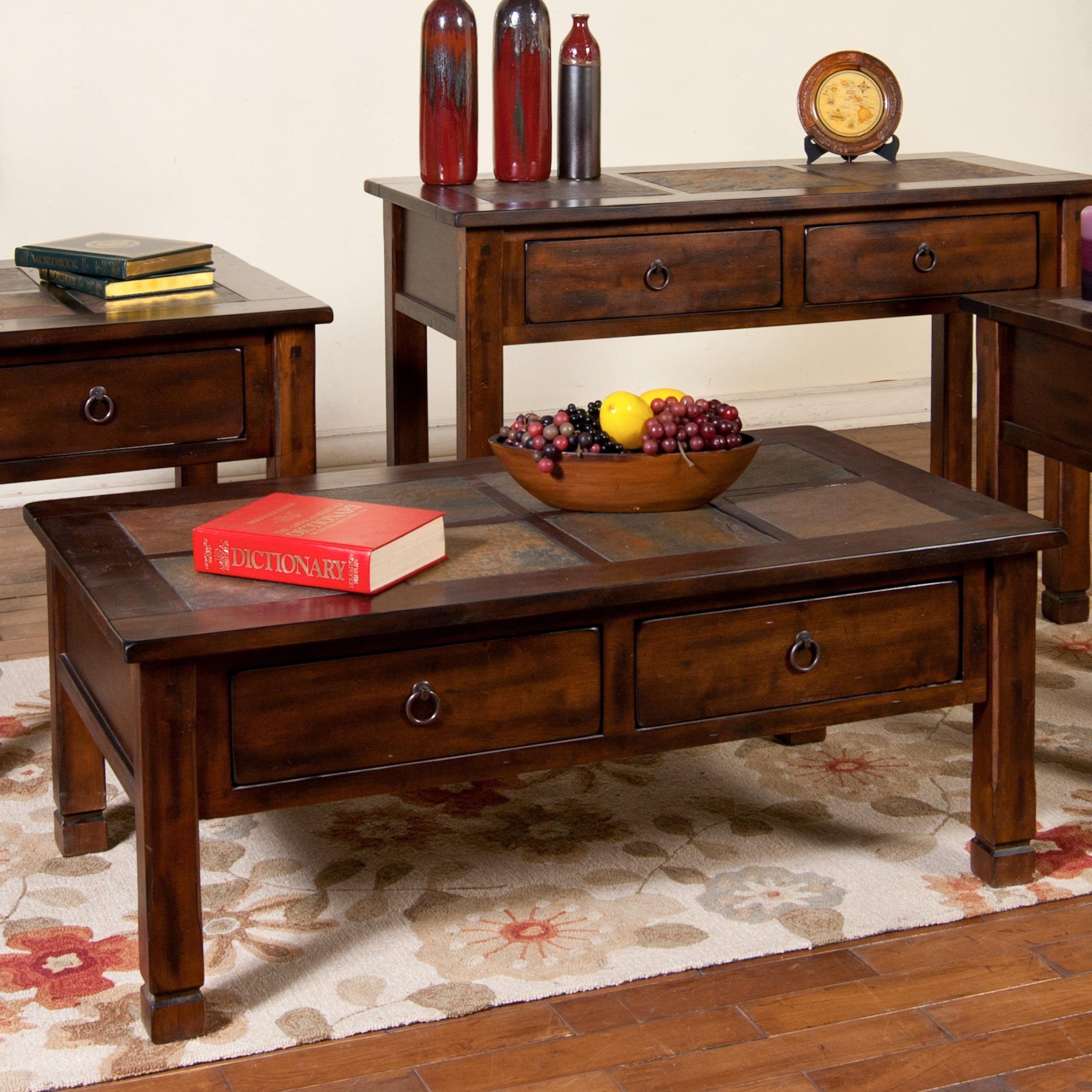 Coffee And End Tables With Drawers • Display Cabinet Pertaining To 3 Piece Shelf Coffee Tables (View 7 of 15)