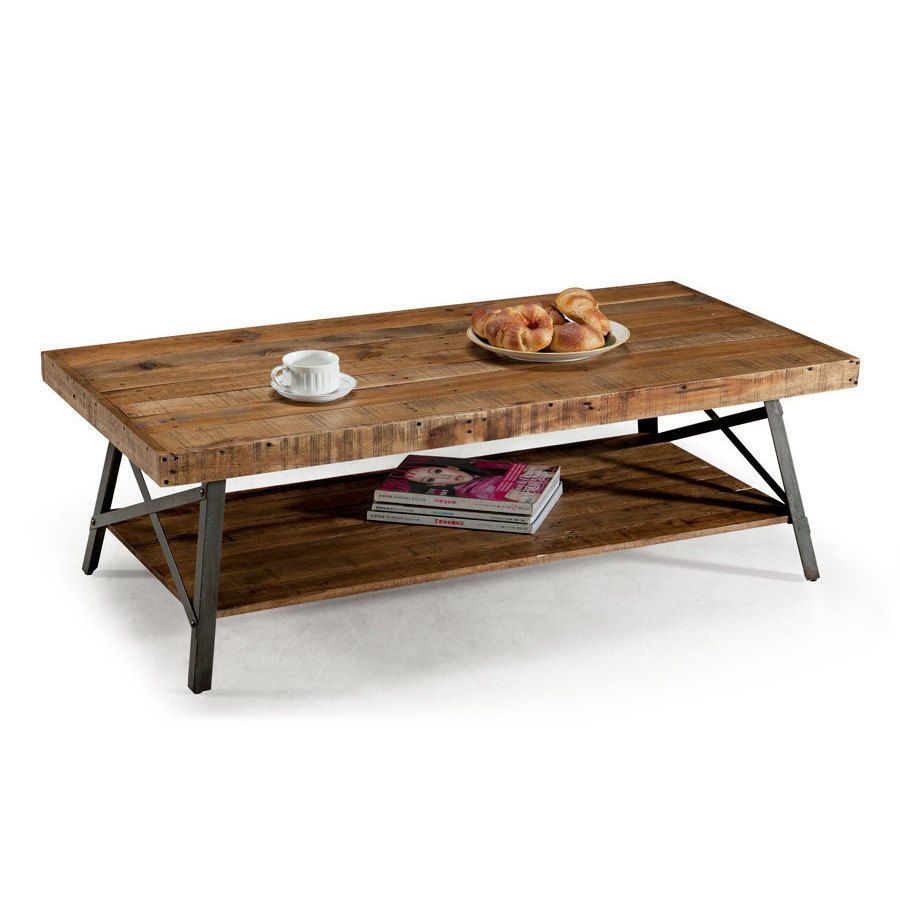 Coffee Table Design Idea | Reclaimed Wood Coffee Table Intended For Smoked Barnwood Cocktail Tables (View 9 of 15)
