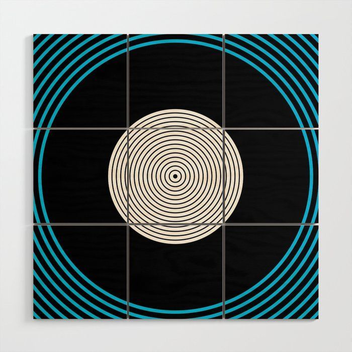 Colour Pop Circles – Turquoise Wood Wall Artlaec With Regard To Pop Art Wood Wall Art (View 3 of 15)