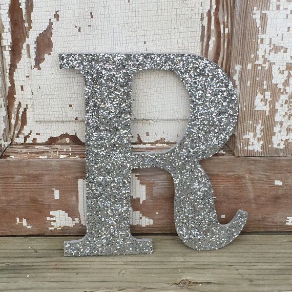 Decorative Silver Glitter Wall Letters, Girls Bedroom For Glitter Wall Art (View 7 of 15)