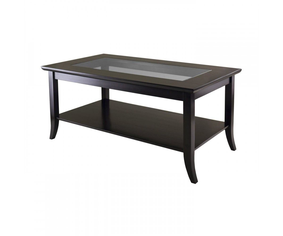 Deluxecomfort Winsome Wood 92437 Genoa Rectangular For Rectangular Glass Top Coffee Tables (View 13 of 15)