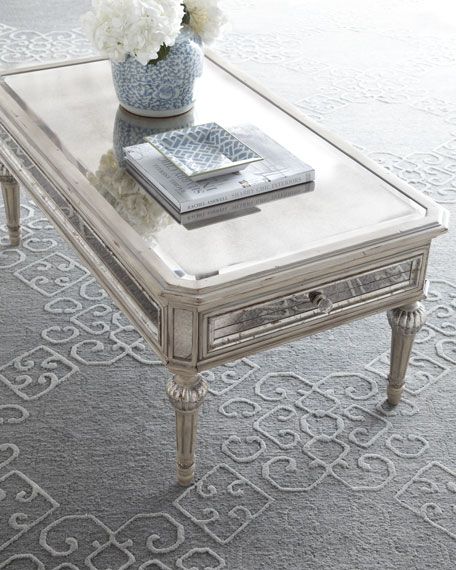 "dresden" Mirrored Coffee Table With Mirrored Modern Coffee Tables (View 10 of 15)