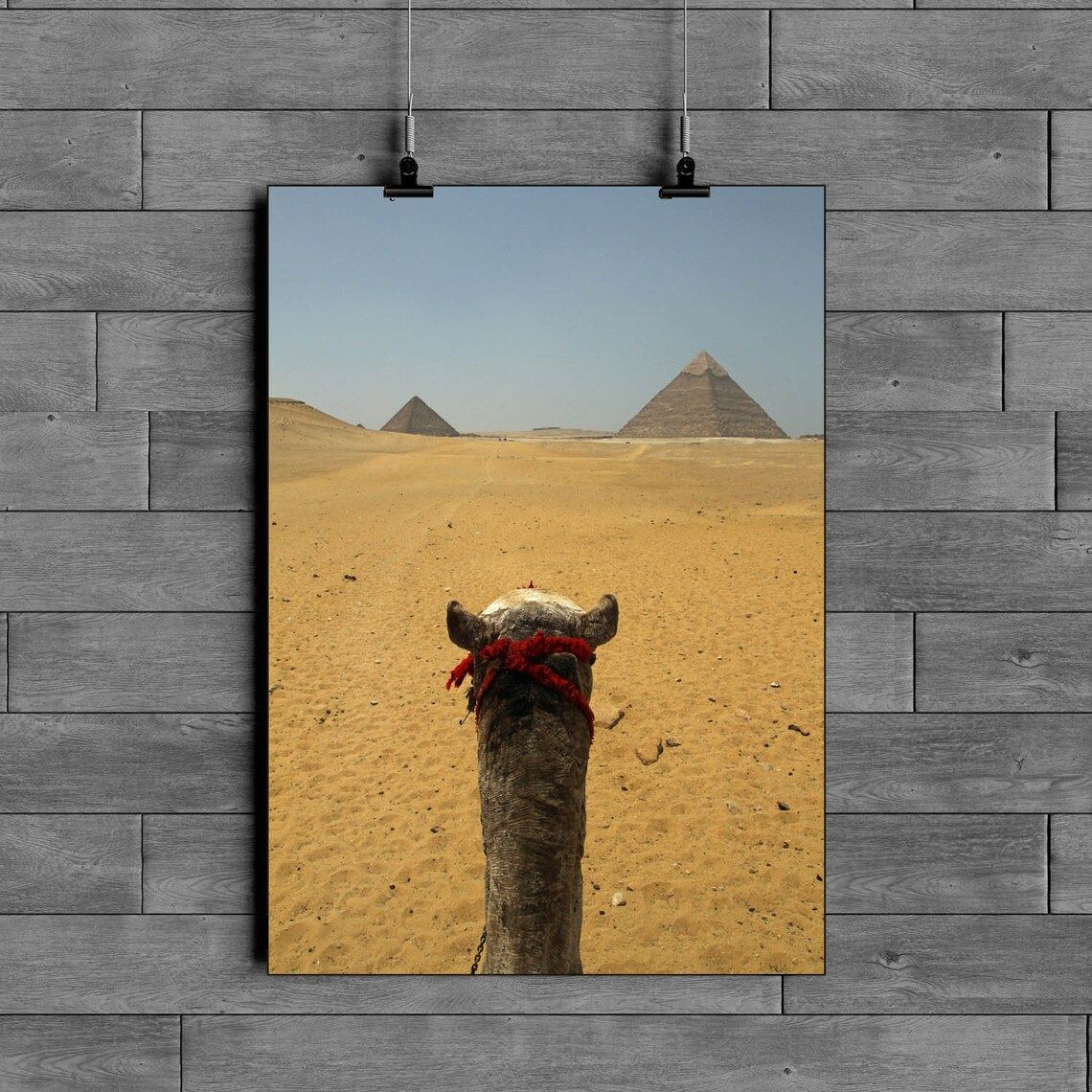 Egypt Wall Art Pyramids Poster Camel Decor Camel Wall Art Regarding Pyrimids Wall Art (Photo 6 of 15)