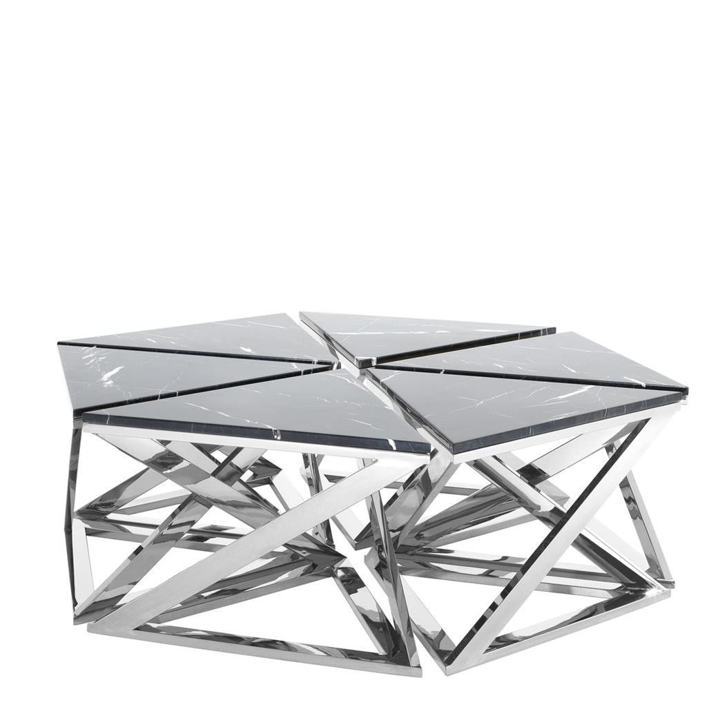 Eichholtz Galaxy Coffee Table – Polished Stainless Steel Regarding Silver Stainless Steel Coffee Tables (View 15 of 15)