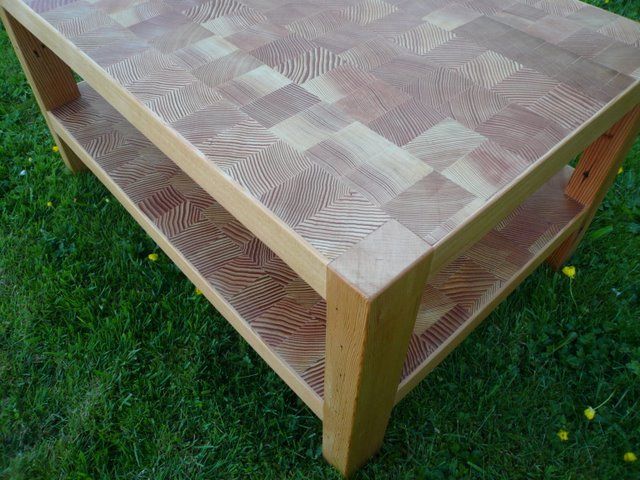 End Grain End Table  Andrew R (View 7 of 15)
