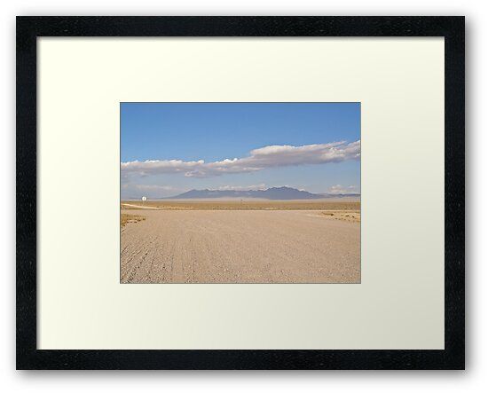 "endless Desert" Framed Art Printhankmann | Redbubble With Regard To Desert Inn Framed Art Prints (View 10 of 15)