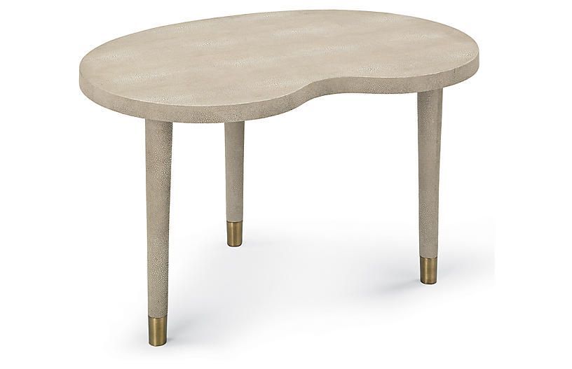 Faux Shagreen Coffee Table – Ivory – Regina Andrew Design With Faux Shagreen Coffee Tables (View 11 of 15)