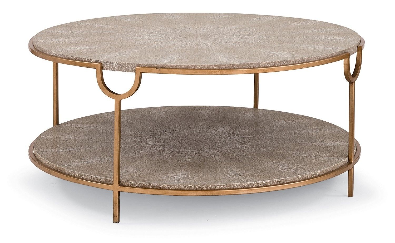 Faux Shagreen Texture Mixed With A Captivating Gold Base Throughout Faux Shagreen Coffee Tables (View 5 of 15)